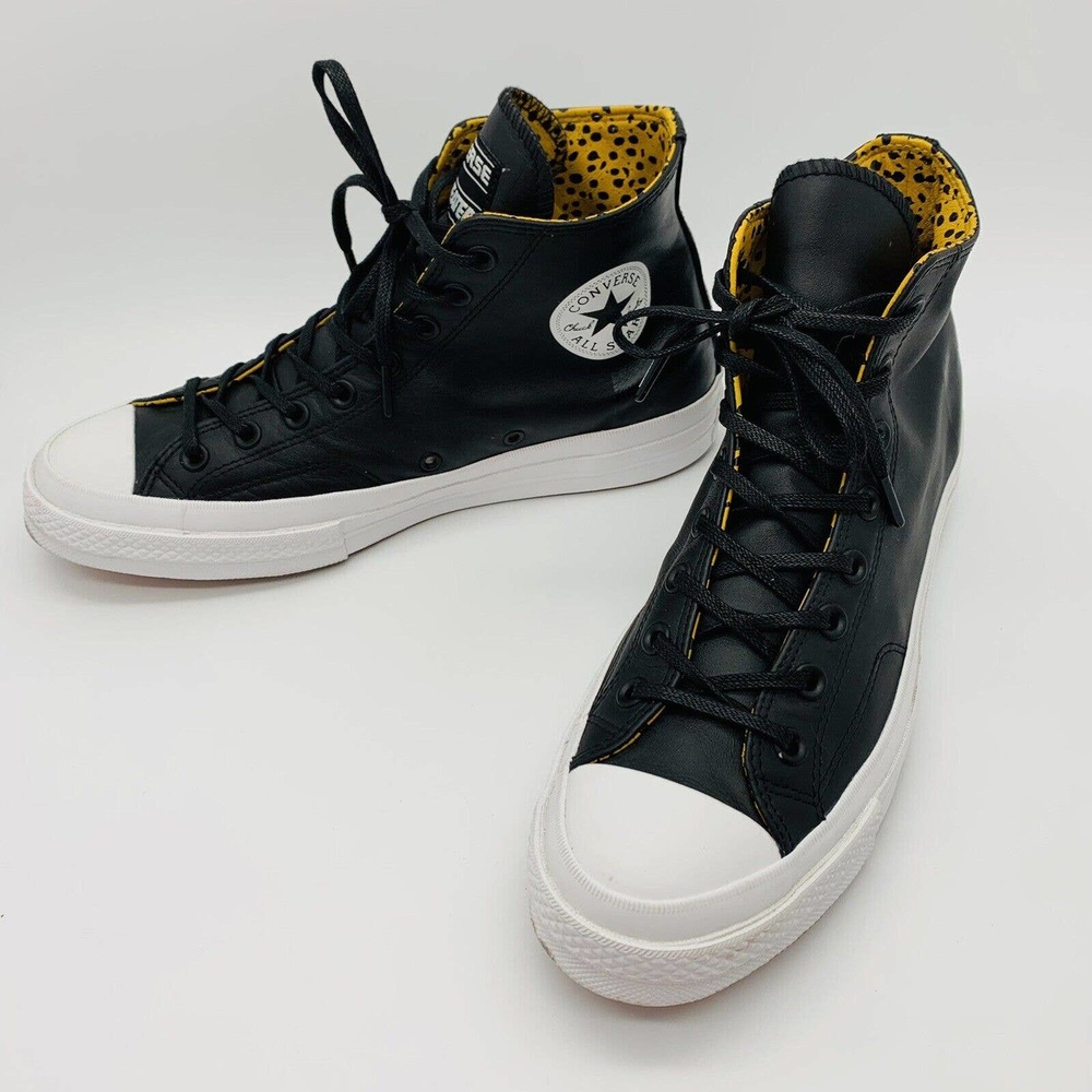 Undefeated x Chuck Taylor 1970 Hi Black Gold US Mens 9.5 Sneakers